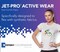 JET PRO ACTIVE WEAR INKJET TRANSFER PAPER FOR WHITE FABRIC 8.5"x11" 10 Sheets